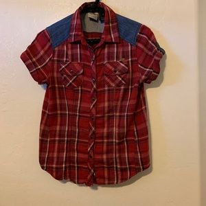 Harley Davidson Button up, short sleeve shirt